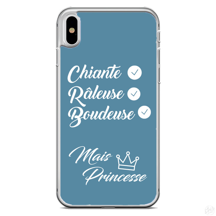 Coque Chiante raleuse boudeuse mais princesse