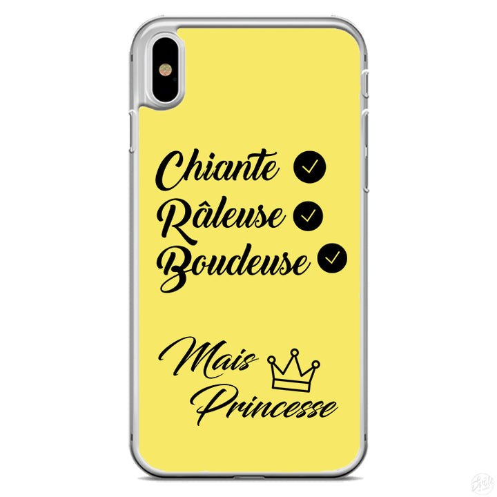 Coque Chiante raleuse boudeuse mais princesse