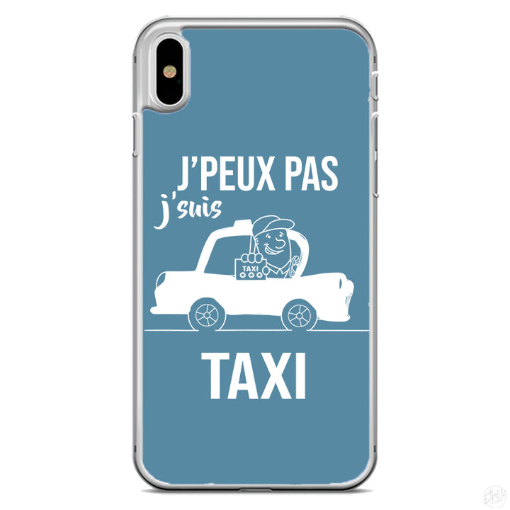 Coque J'peux pas j'suis taxi