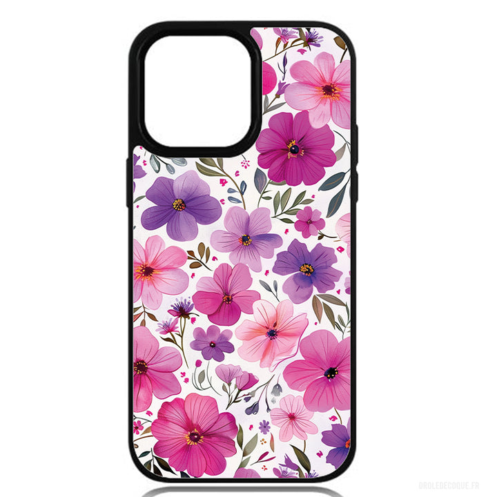 Coque Fleurs rose #5