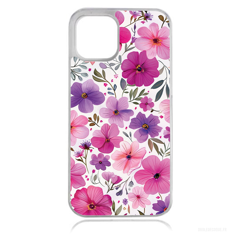 Coque Fleurs rose #5