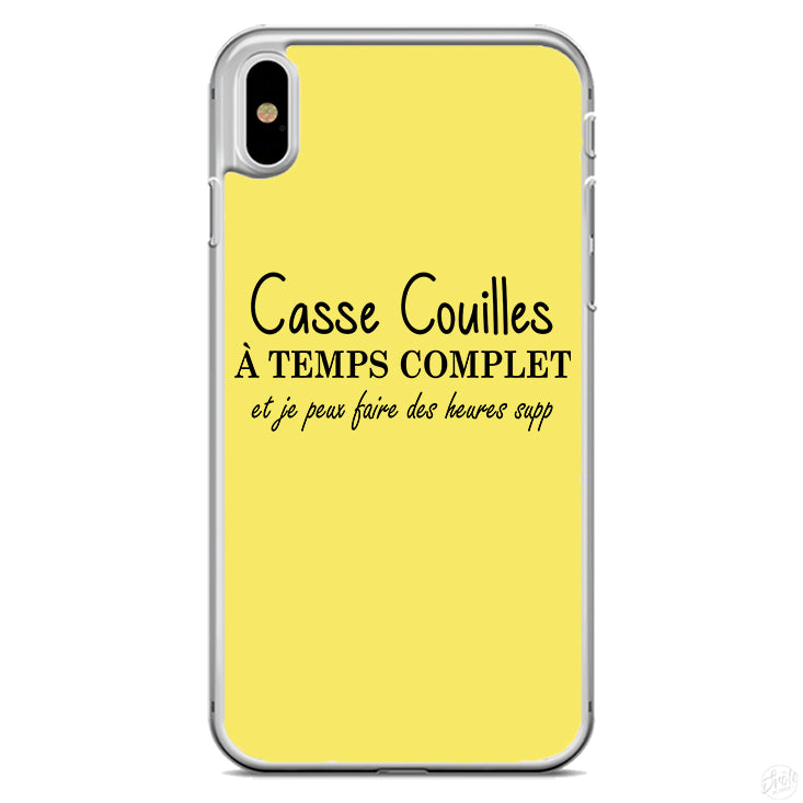 Coque Casse couilles à temps complet je peux faire des heures supp